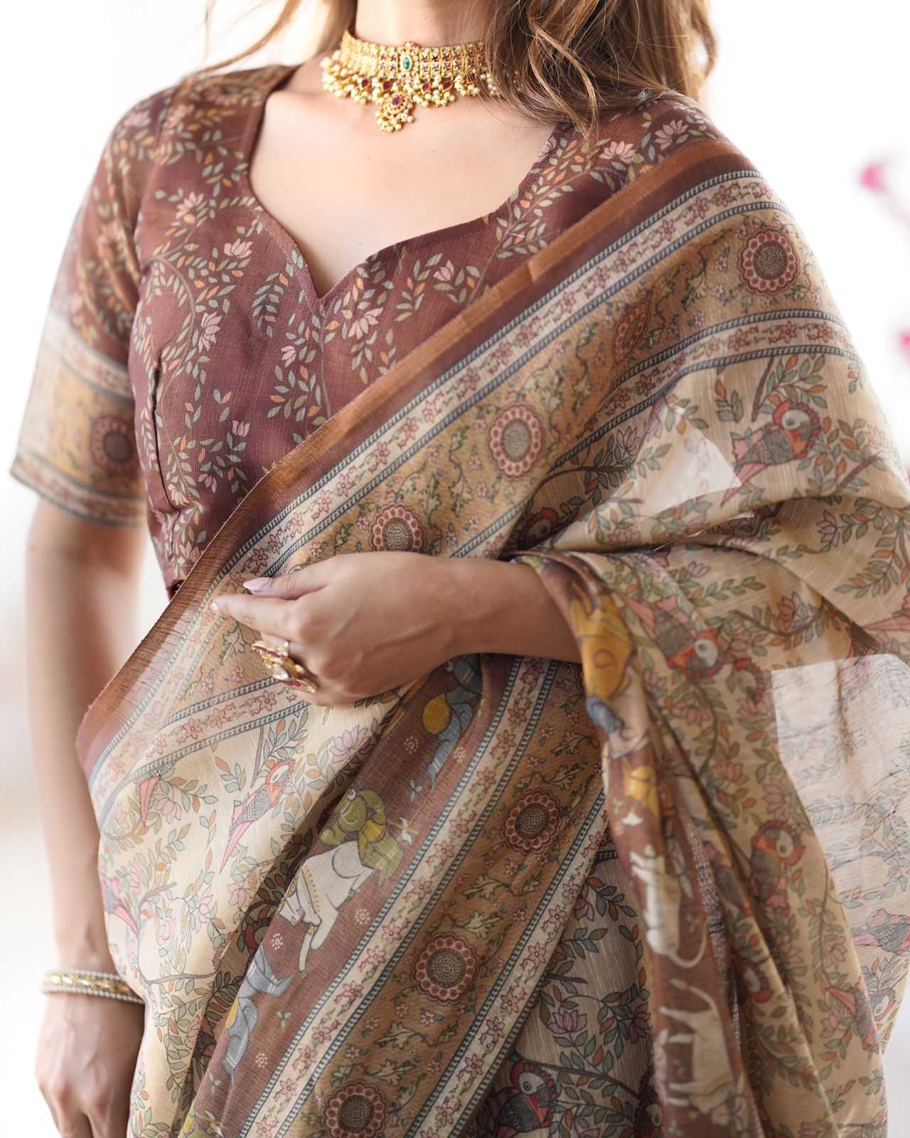 Handloom Silk Designer Saree