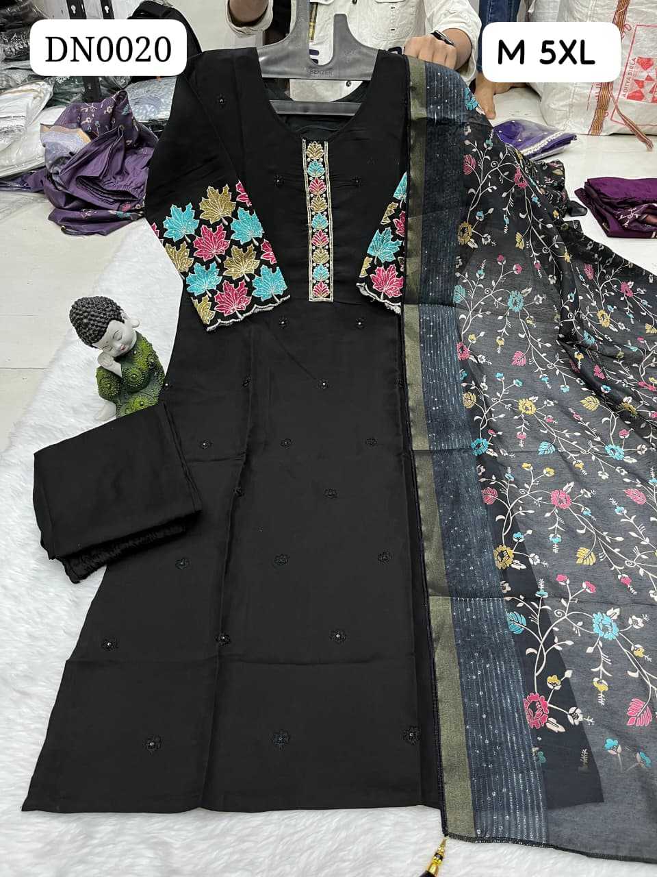 Heavy Roman Silk Party Wear Kurti