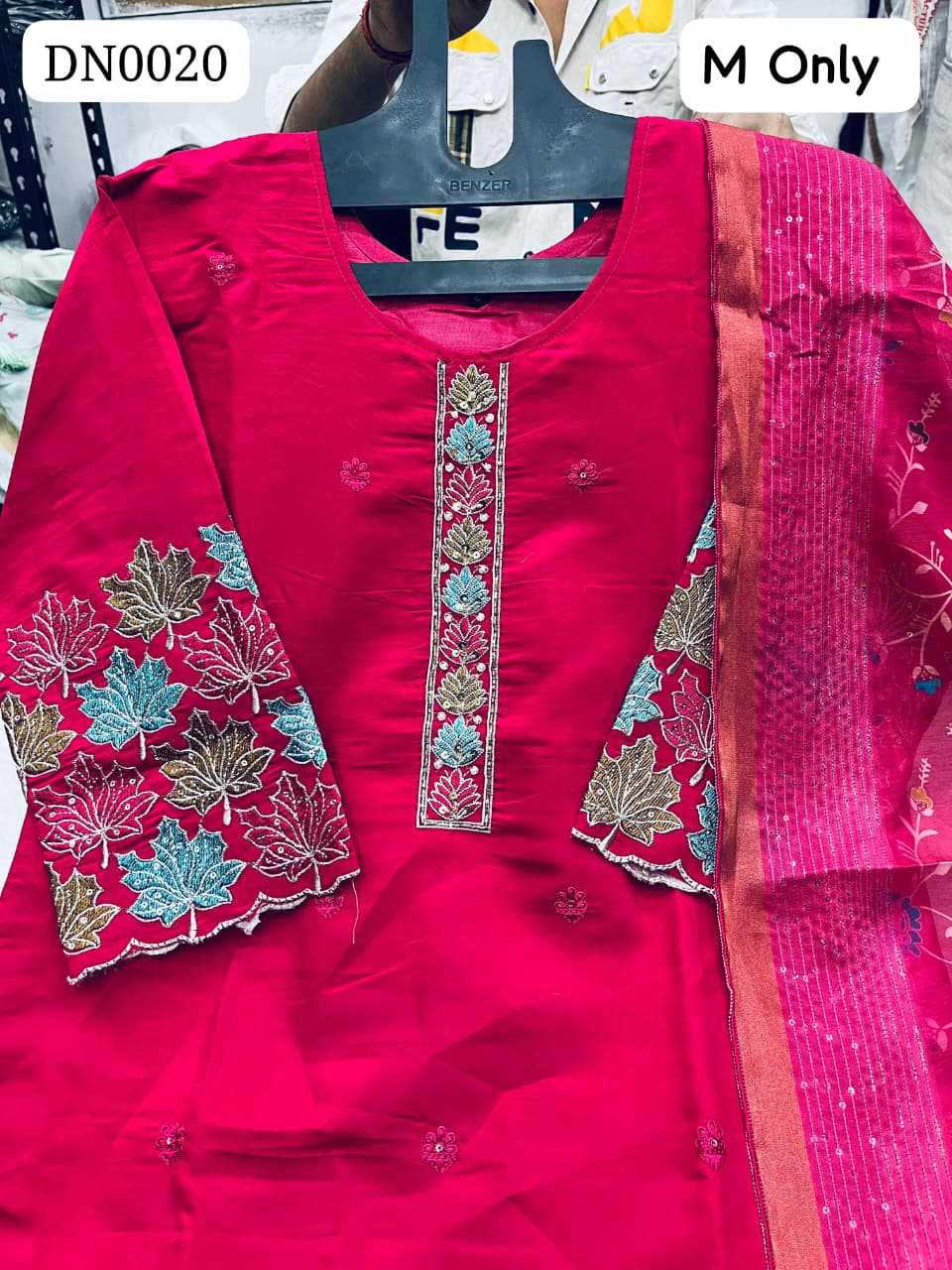 Heavy Roman Silk Party Wear Kurti