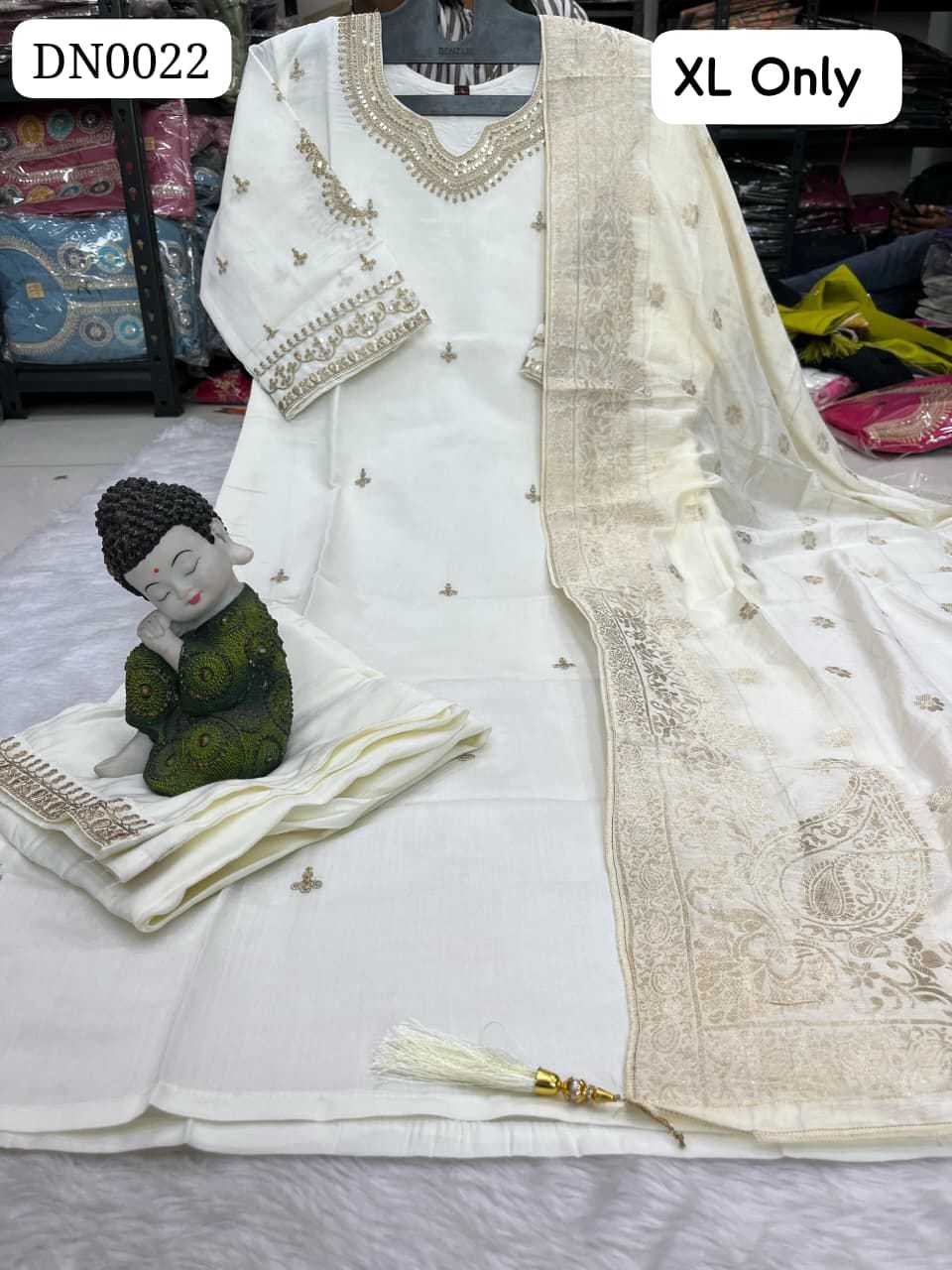 Heavy Roman Silk Designer Kurti