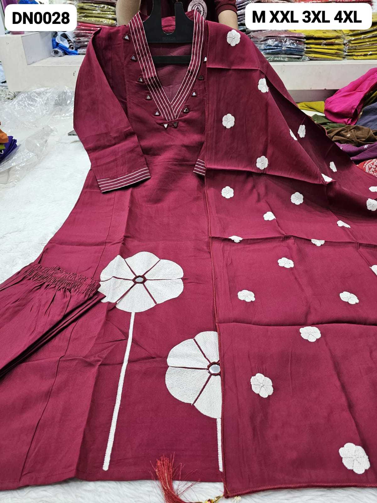 Heavy Roman Silk Cotton Kurti
