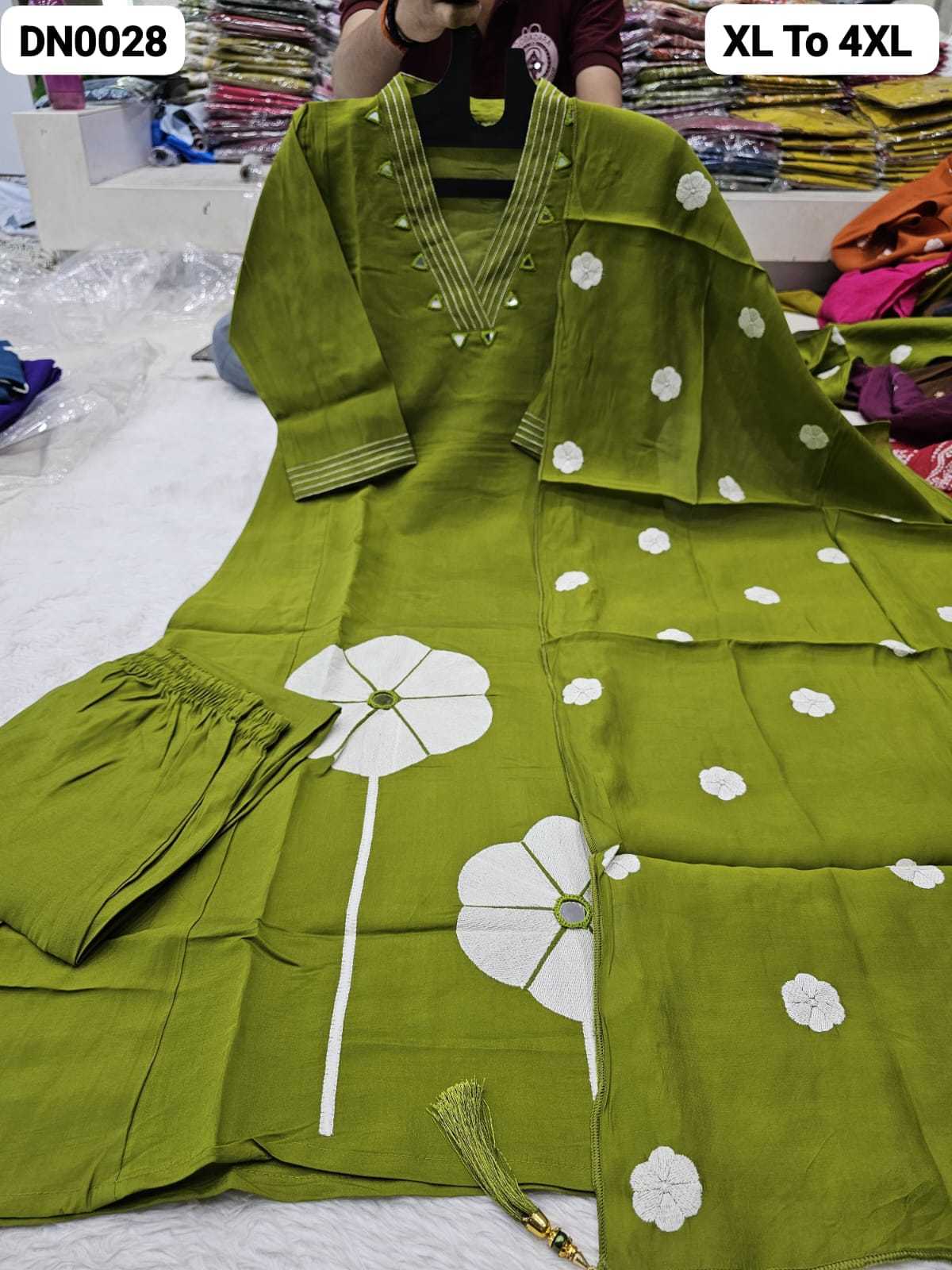 Heavy Roman Silk Cotton Kurti