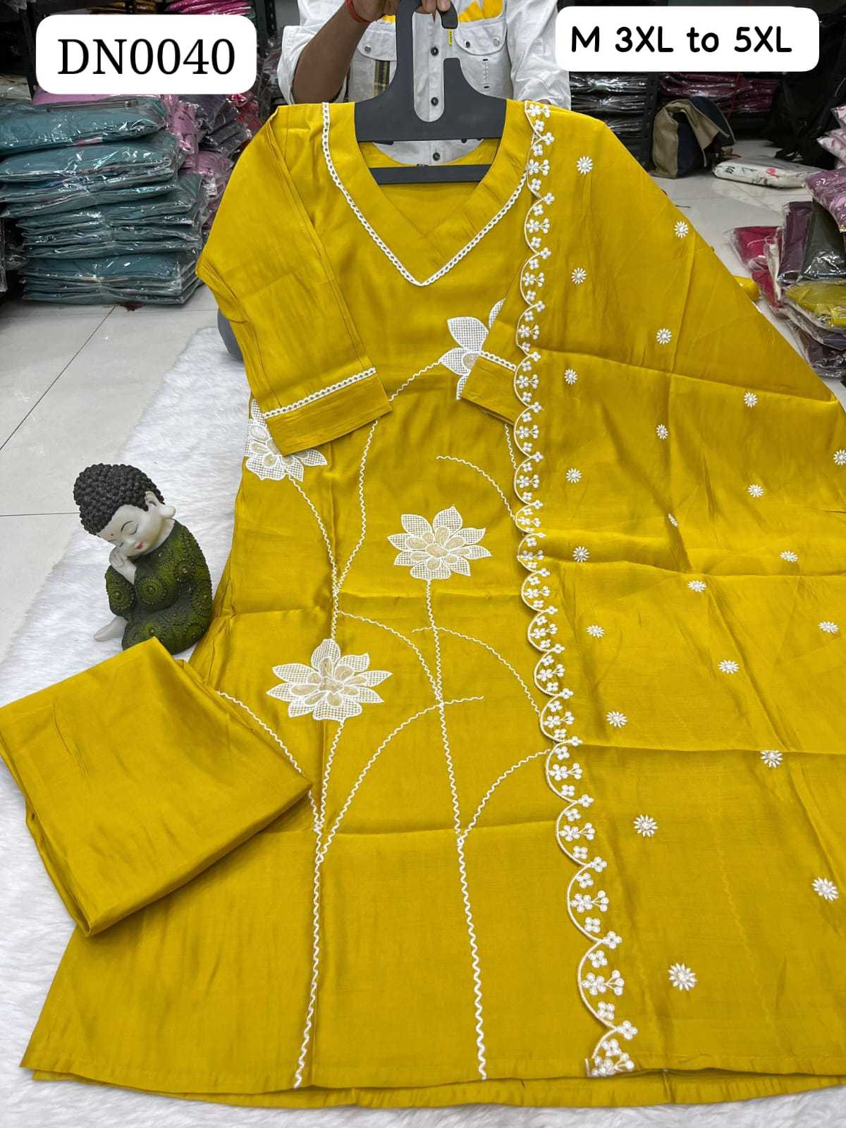 Heavy Roman Silk Party Wear Kurti