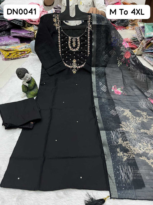 Heavy Roman Silk Designer Kurti
