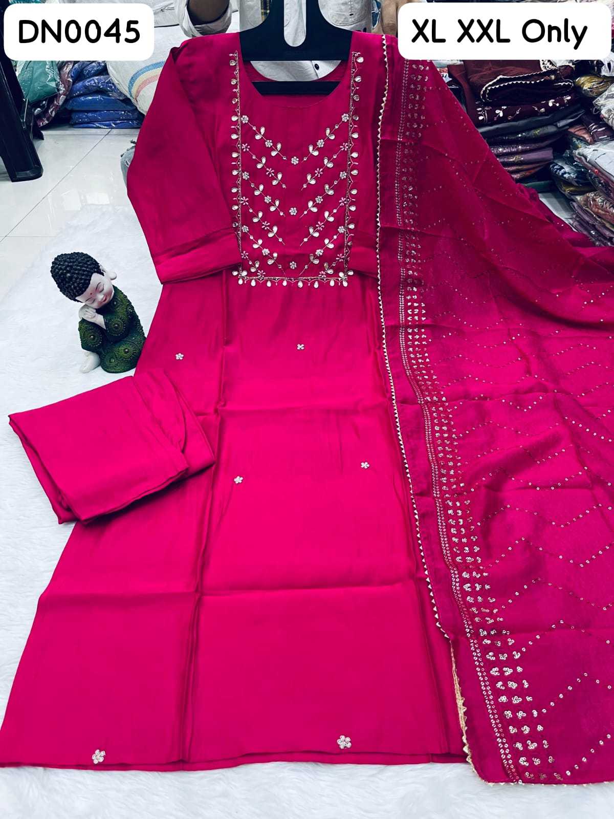 Heavy Roman Silk Designer Kurti