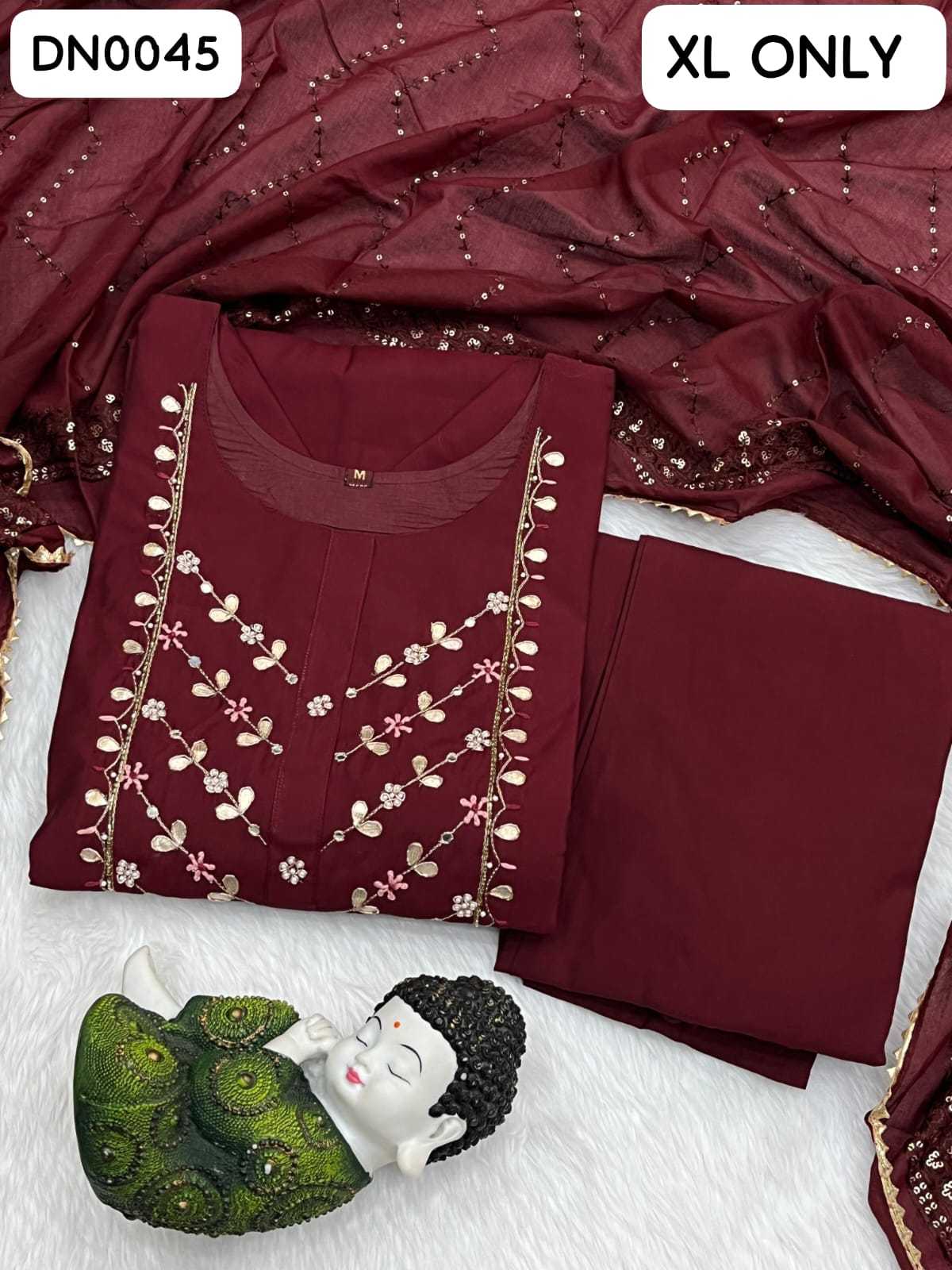 Heavy Roman Silk Designer Kurti