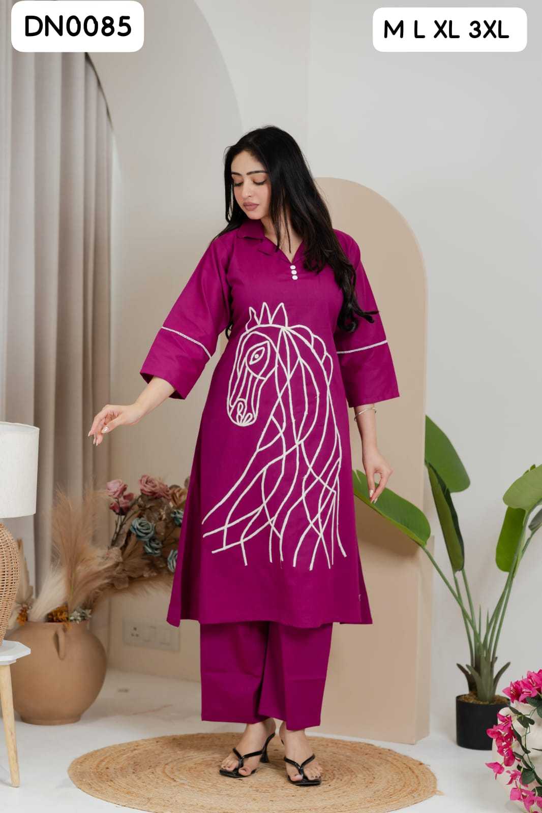 Linen Party Wear Kurti