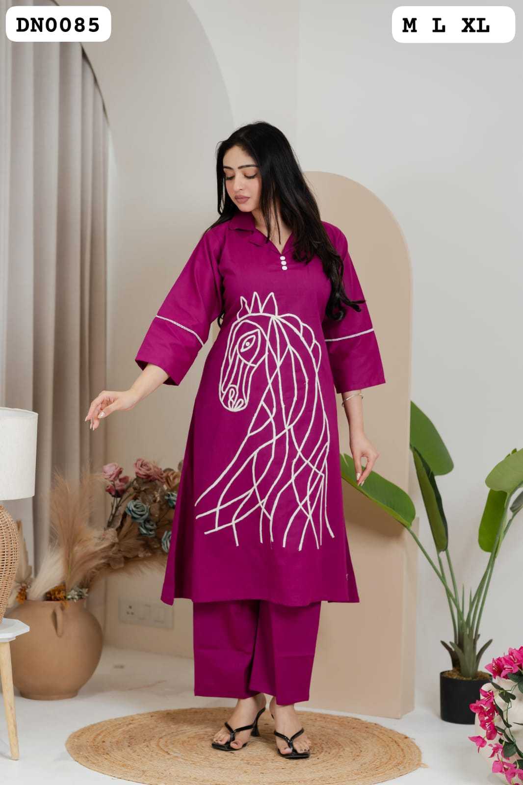Linen Party Wear Kurti