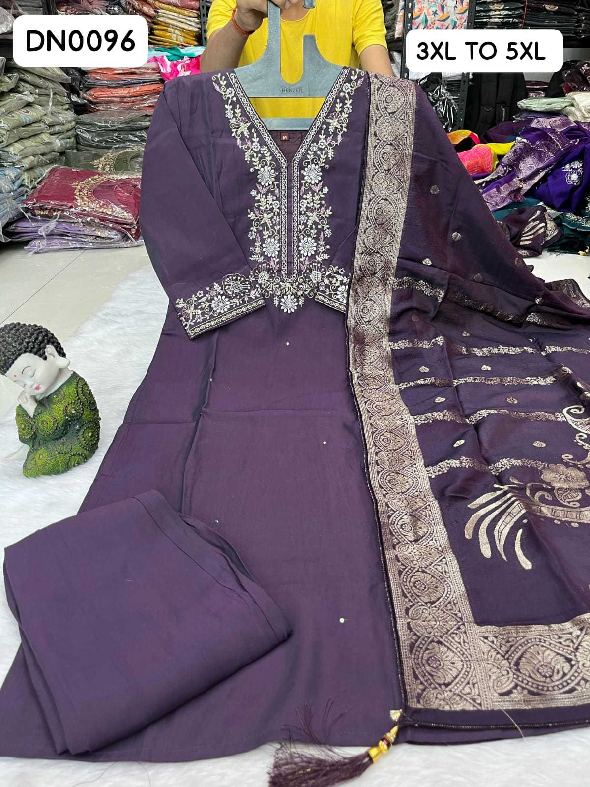 Heavy Roman Silk Designer Kurti
