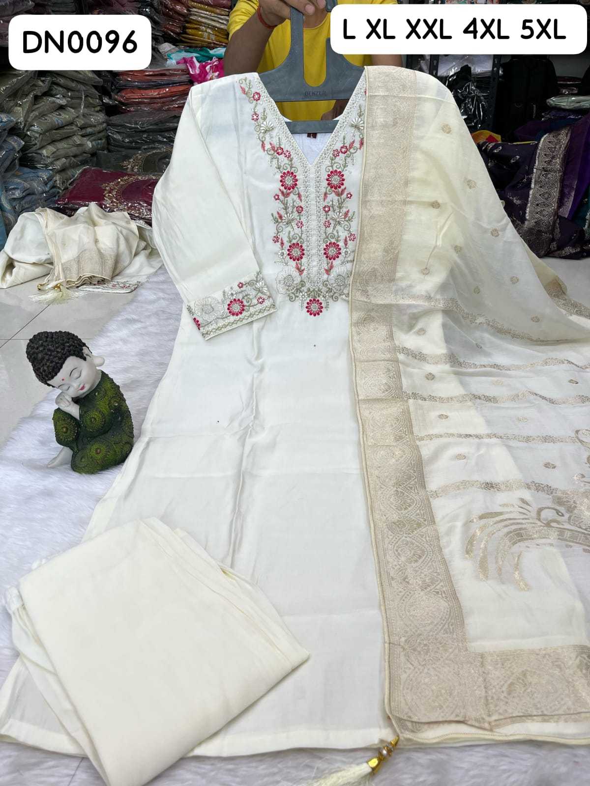 Heavy Roman Silk Designer Kurti