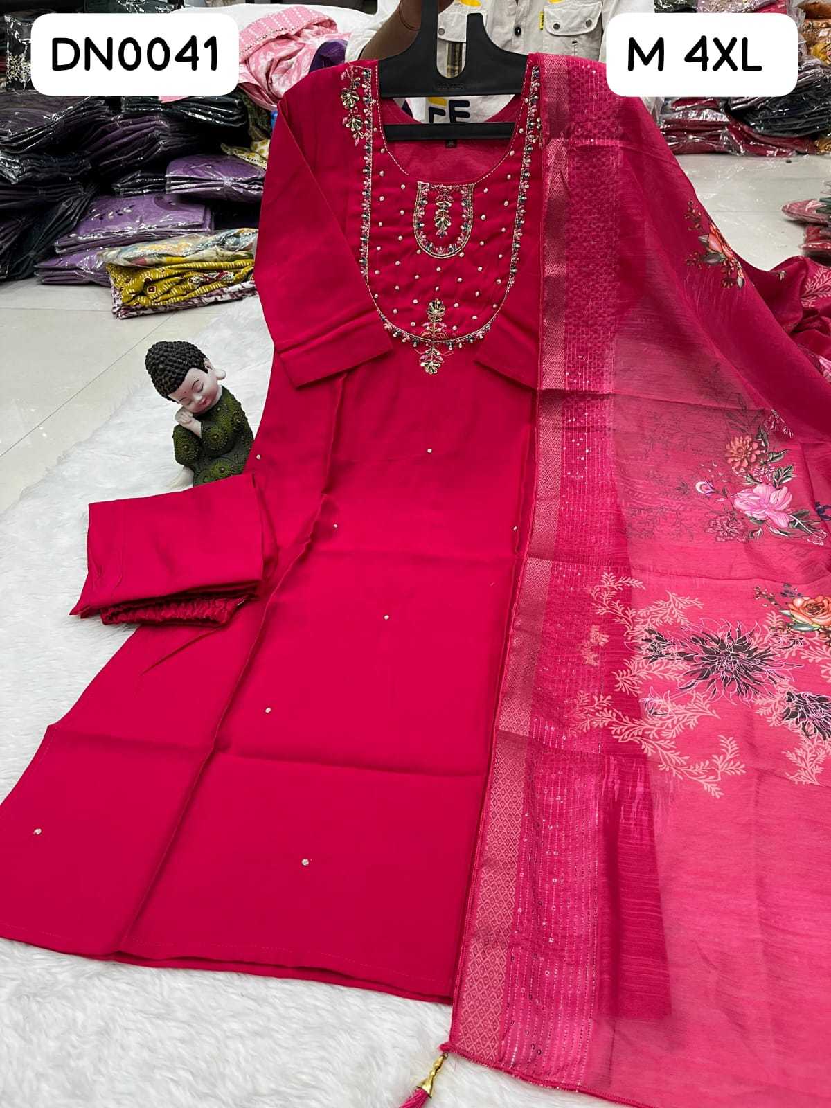 Heavy Roman Silk Cotton Kurti