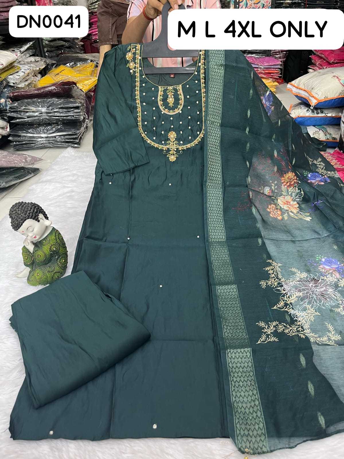 Heavy Roman Silk Cotton Kurti