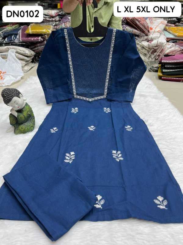 Pure Cotton Party Wear Kurti