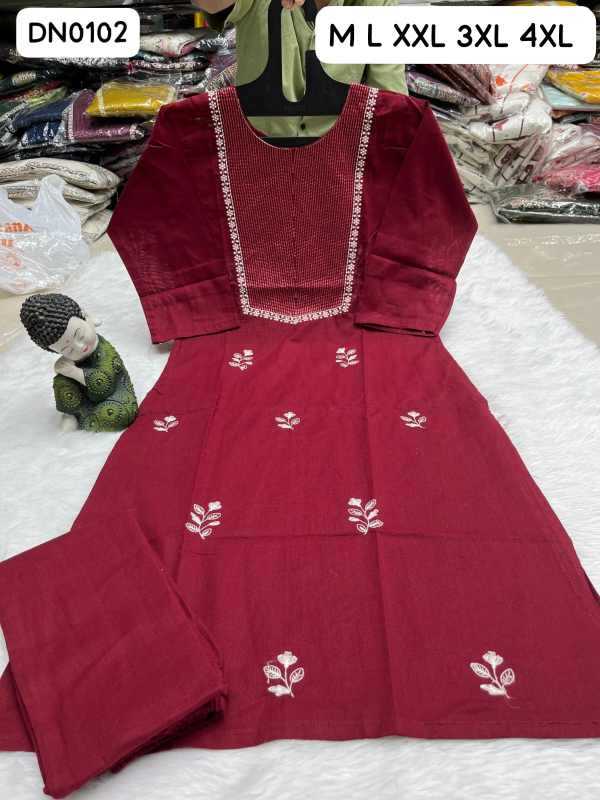 Pure Cotton Party Wear Kurti