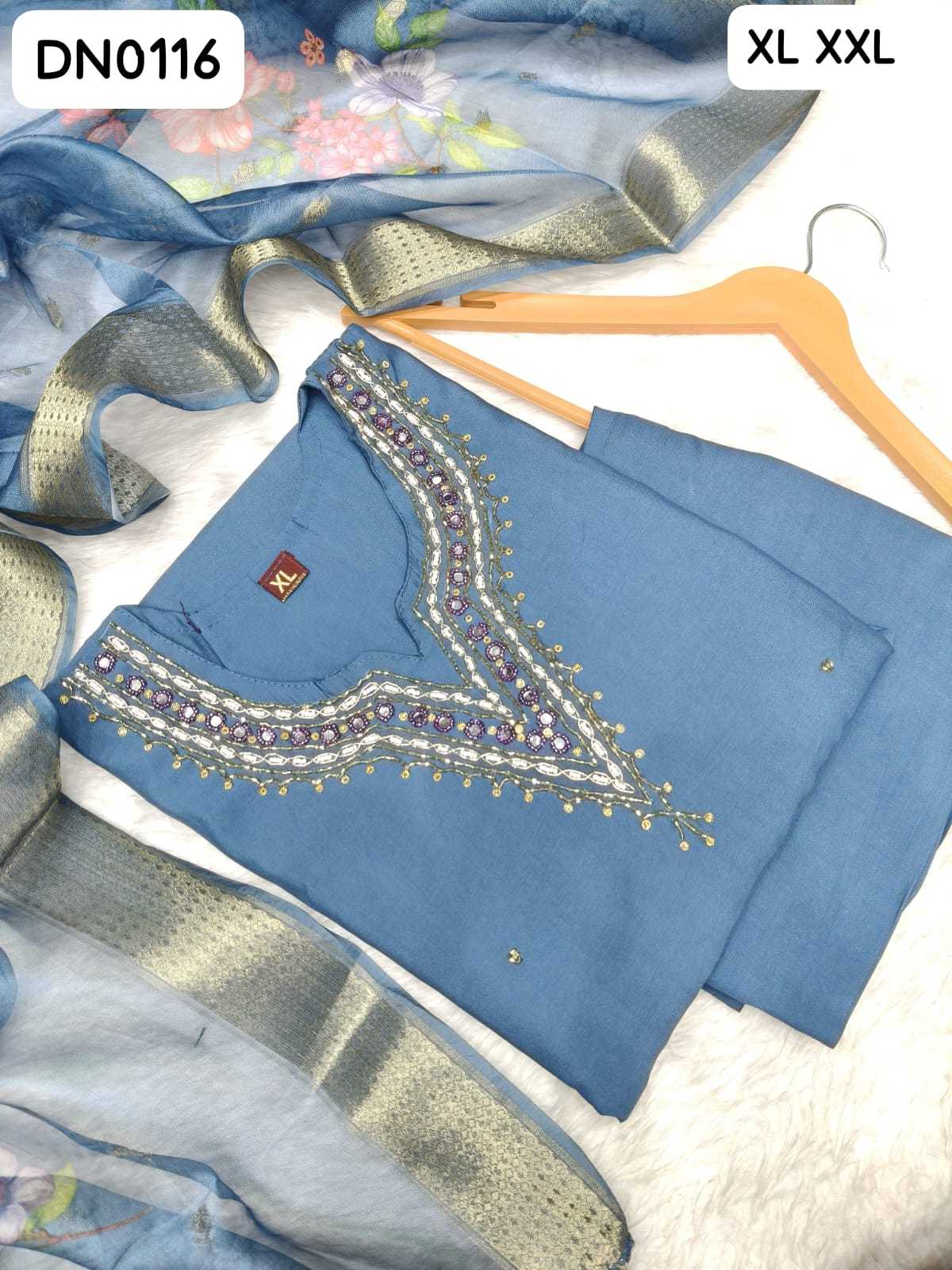 Heavy Roman Silk Party Wear Suit