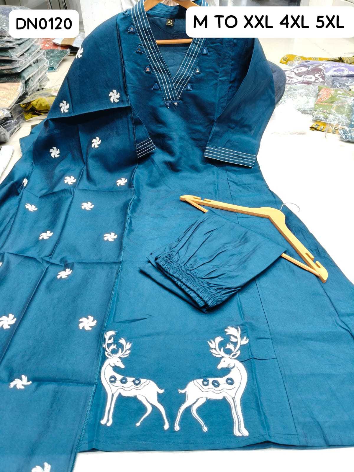 Heavy Roman Silk Festive Kurti