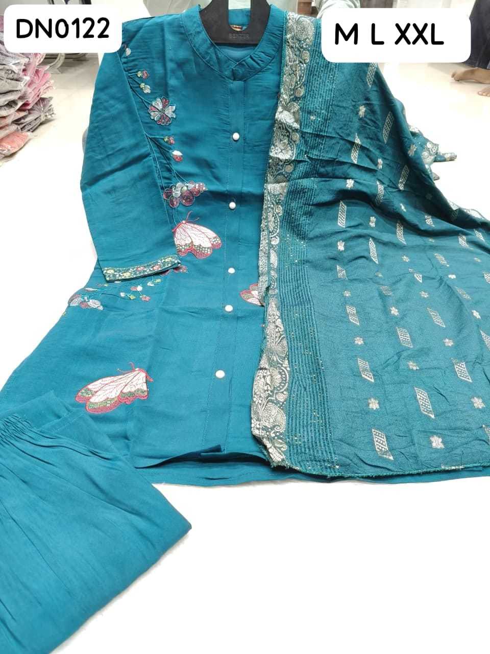 Heavy Roman Silk Cotton Kurti