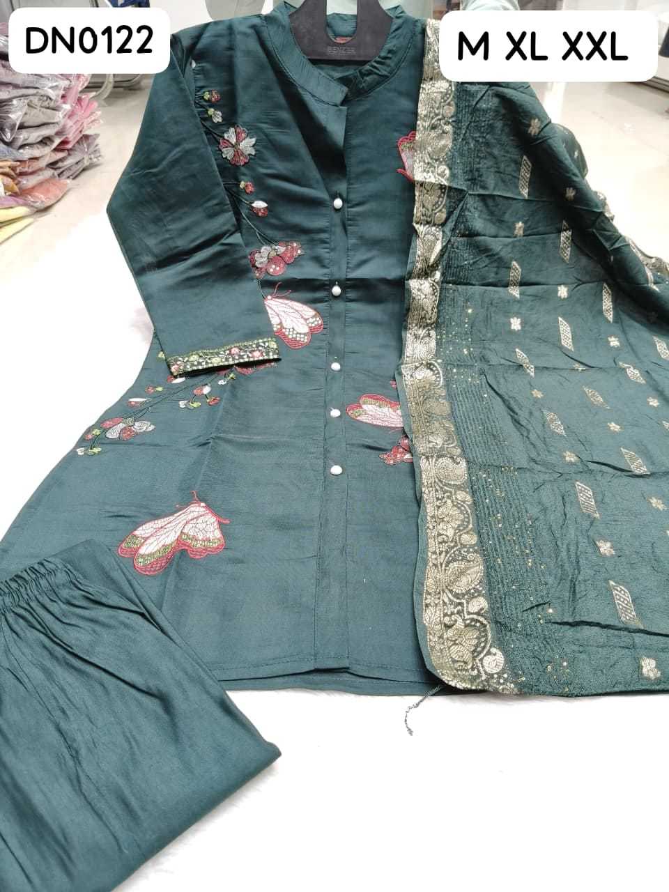 Heavy Roman Silk Cotton Kurti