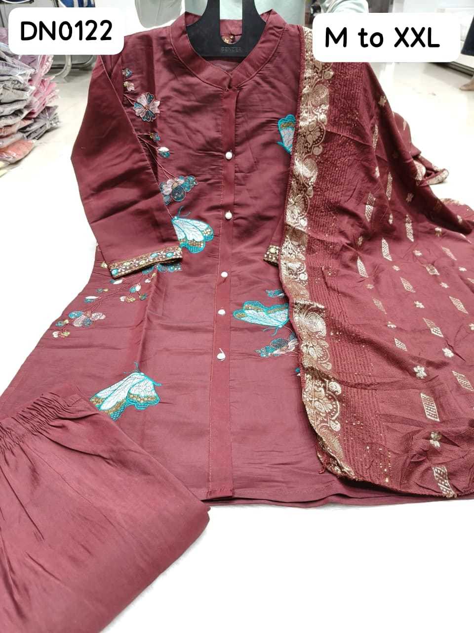 Heavy Roman Silk Cotton Kurti