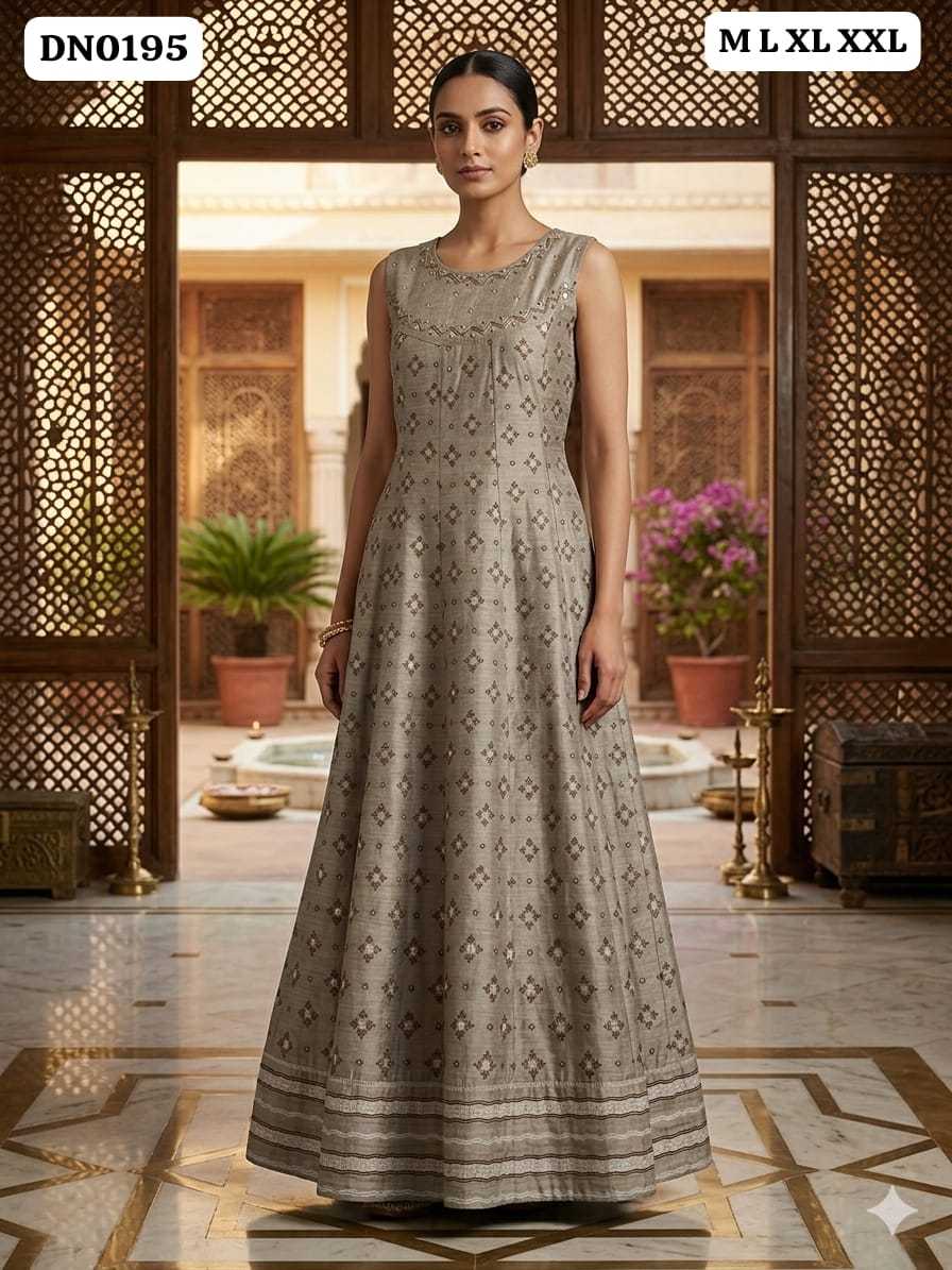 Pure Silk Fancy Gown