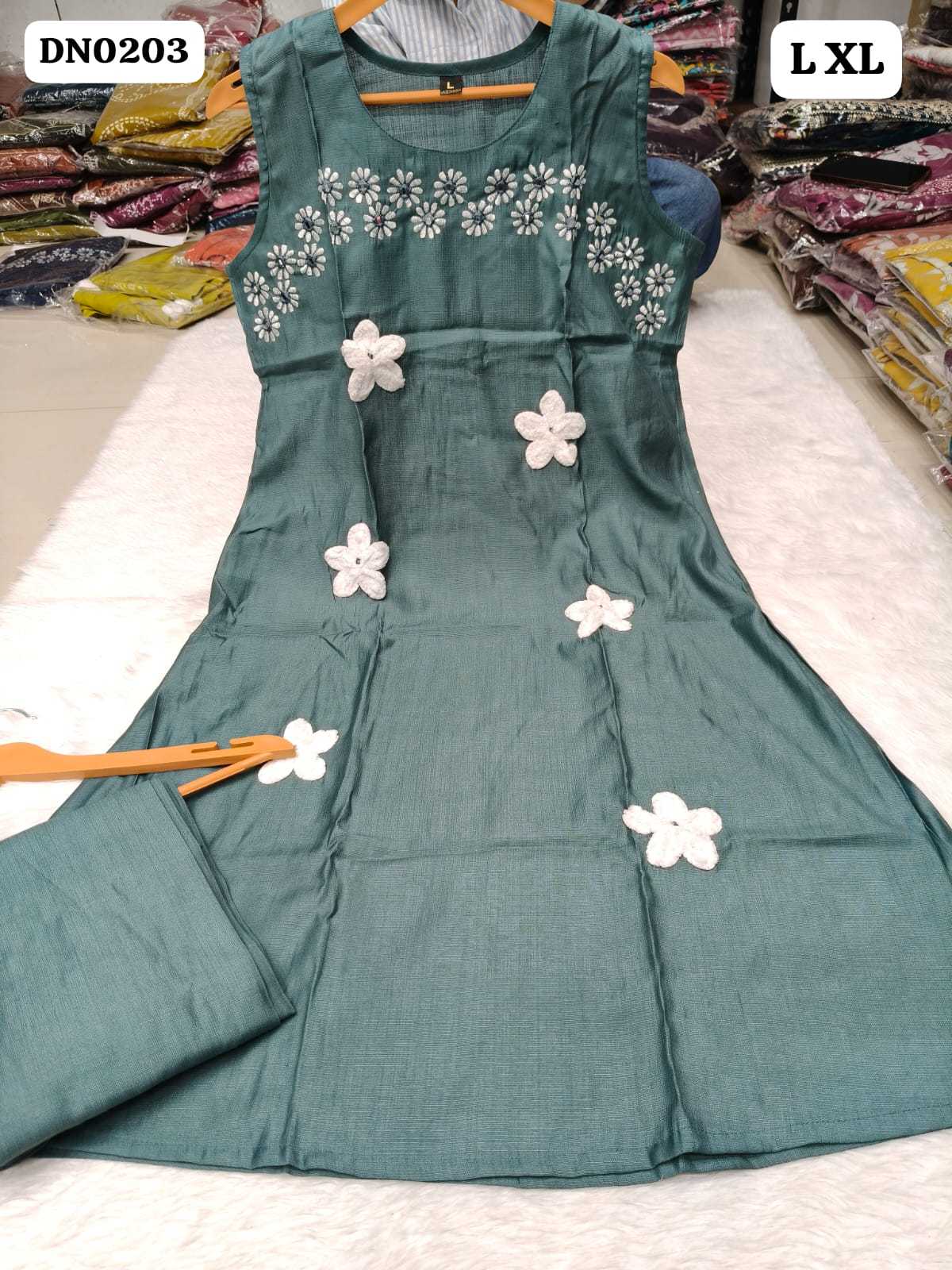 Cotton Embroidered Kurti