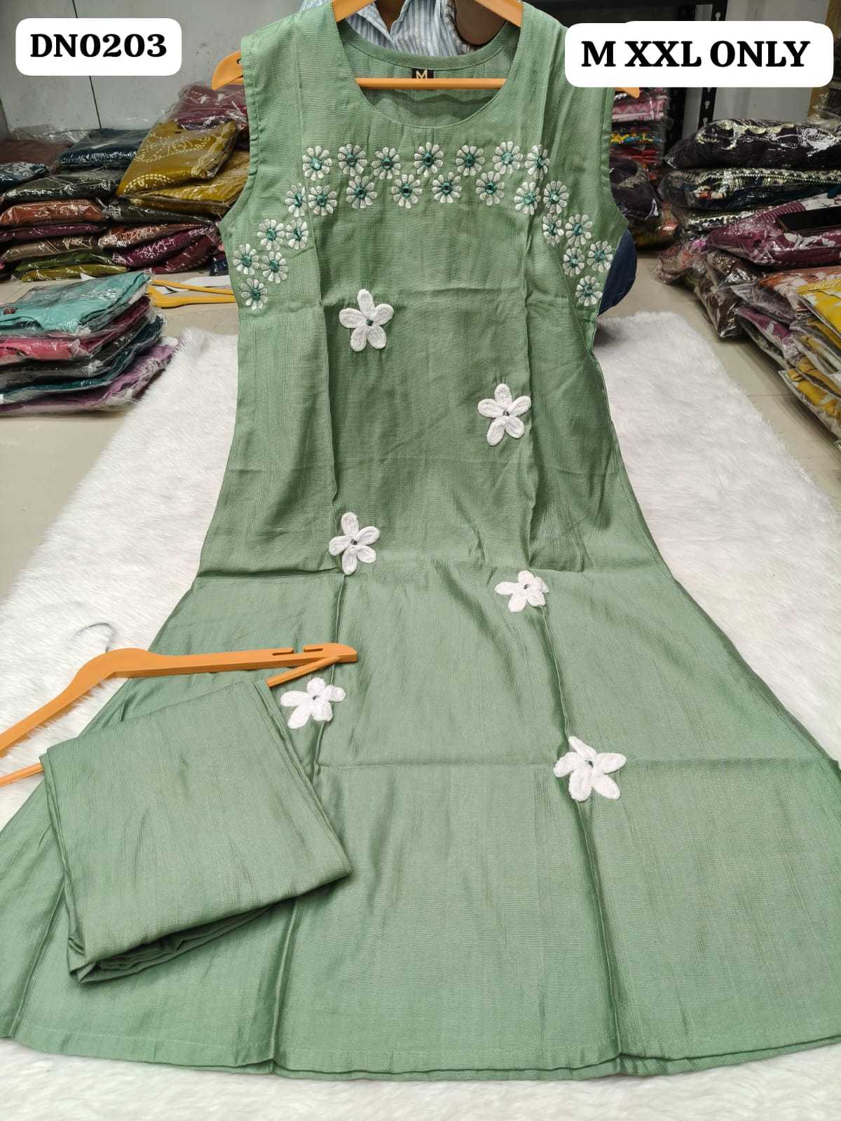 Cotton Embroidered Kurti