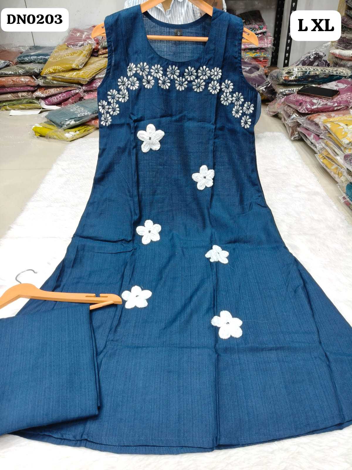 Cotton Embroidered Kurti