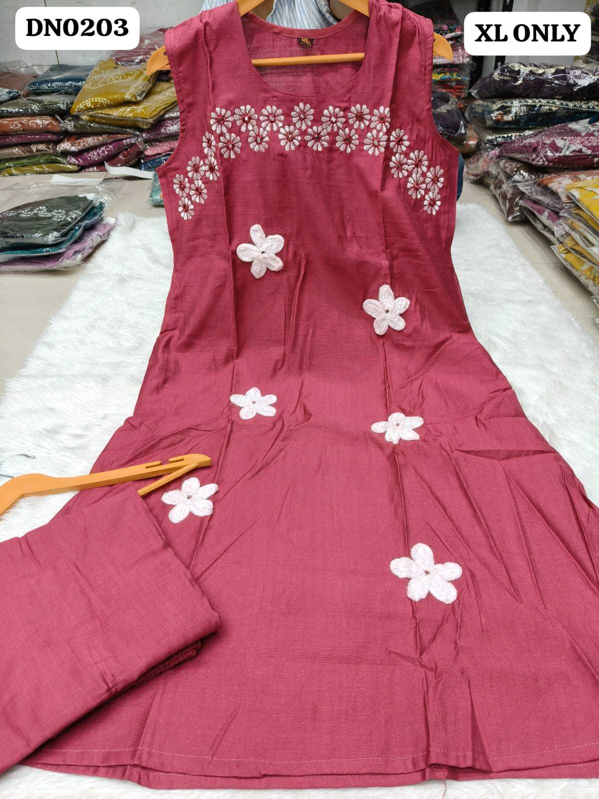 Cotton Embroidered Kurti