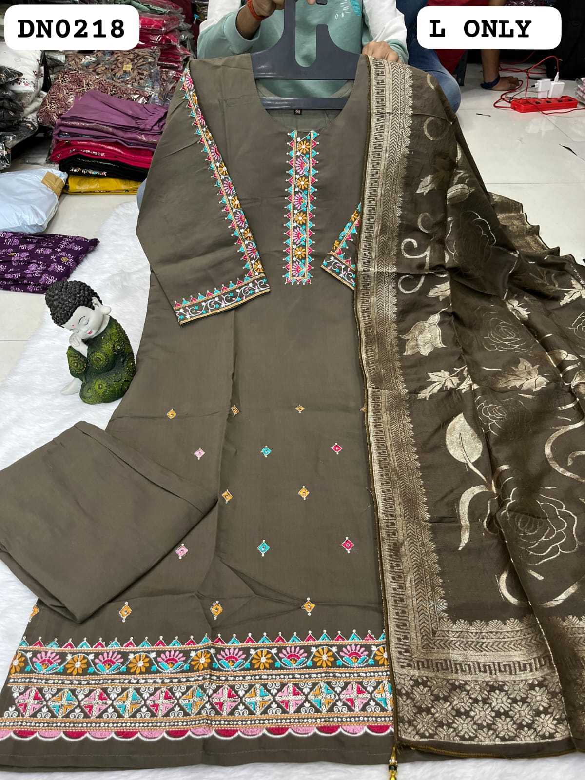 Heavy Roman Silk Party Wear Kurti