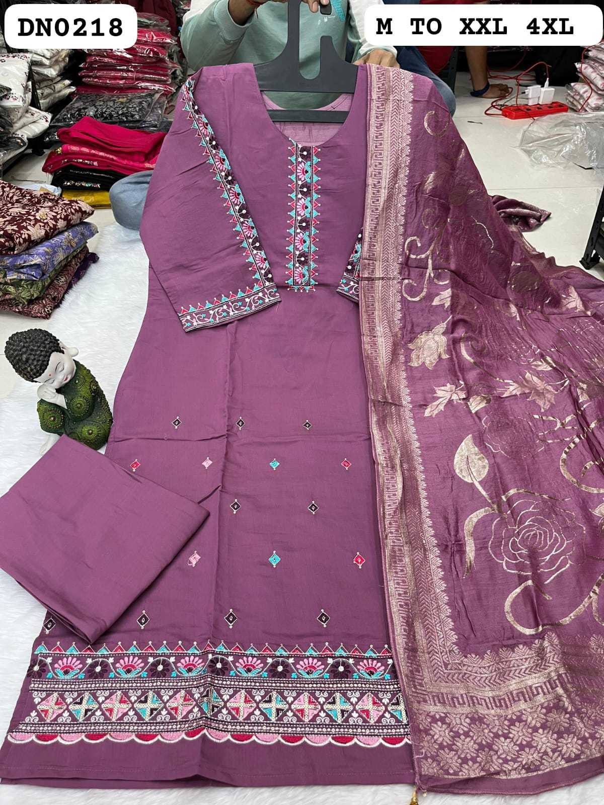Heavy Roman Silk Party Wear Kurti