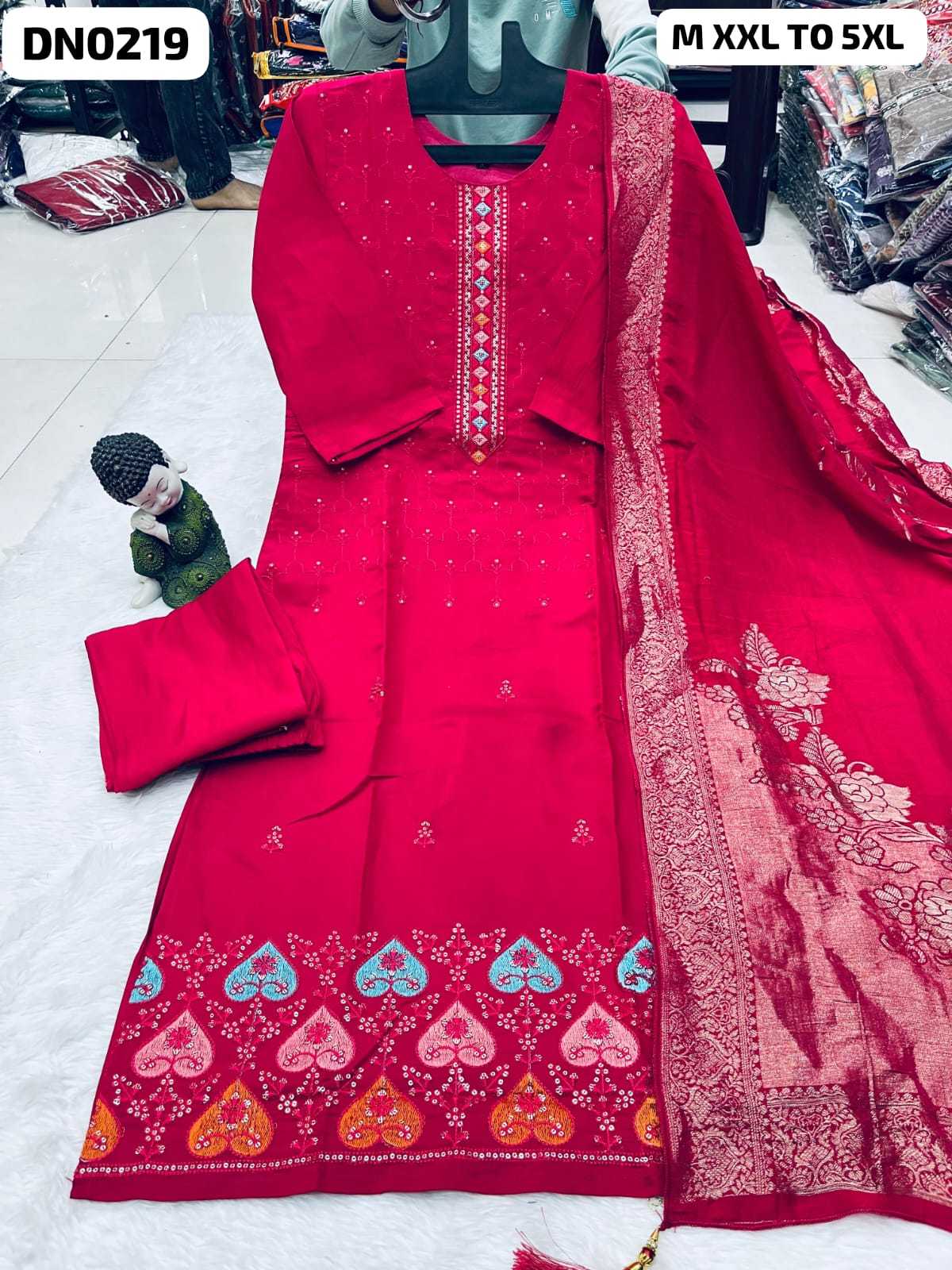 Heavy Roman Silk Designer Kurti