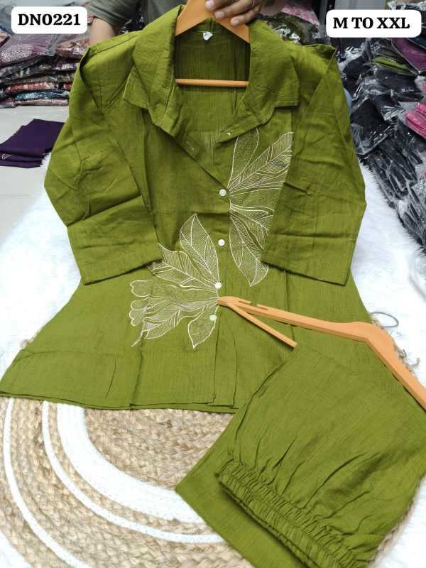 Pure Cotton Co-ord Set