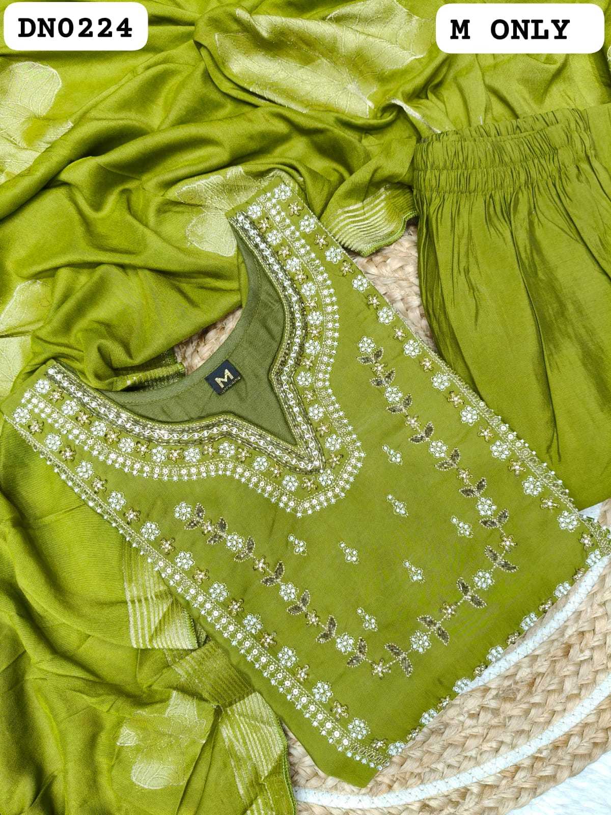 Heavy Roman Silk Party Wear Kurti