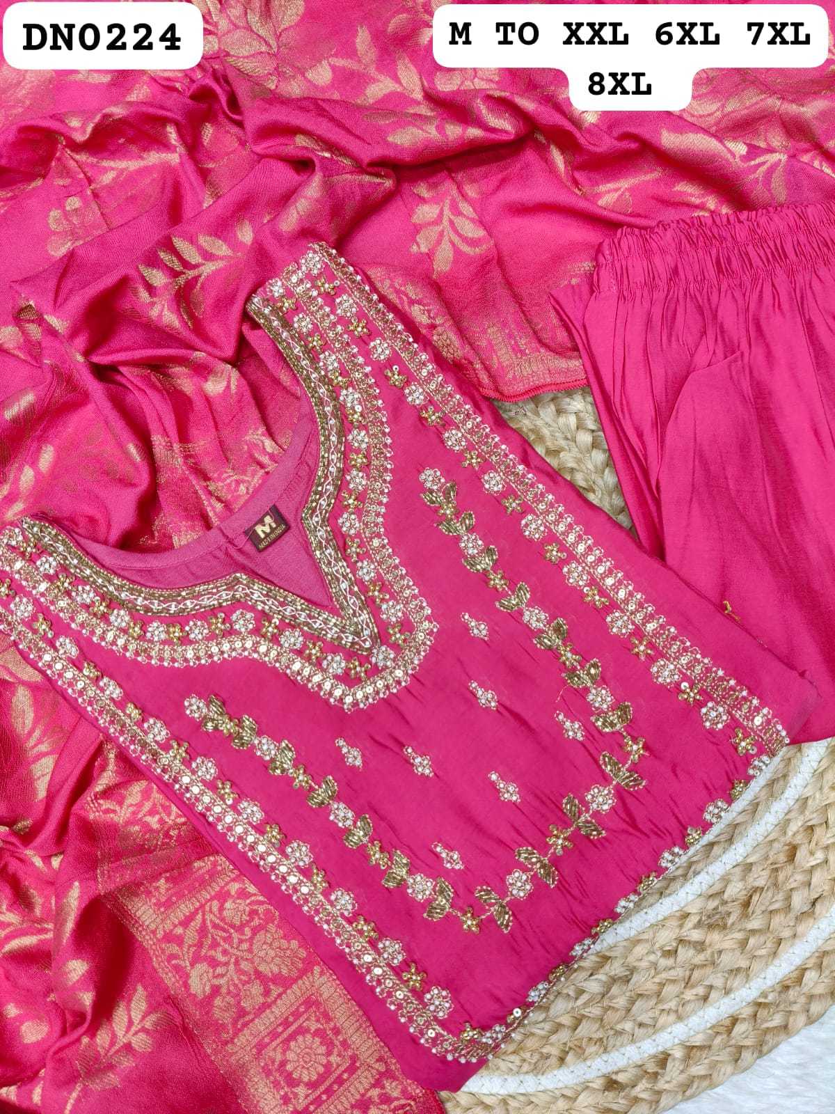 Heavy Roman Silk Party Wear Kurti