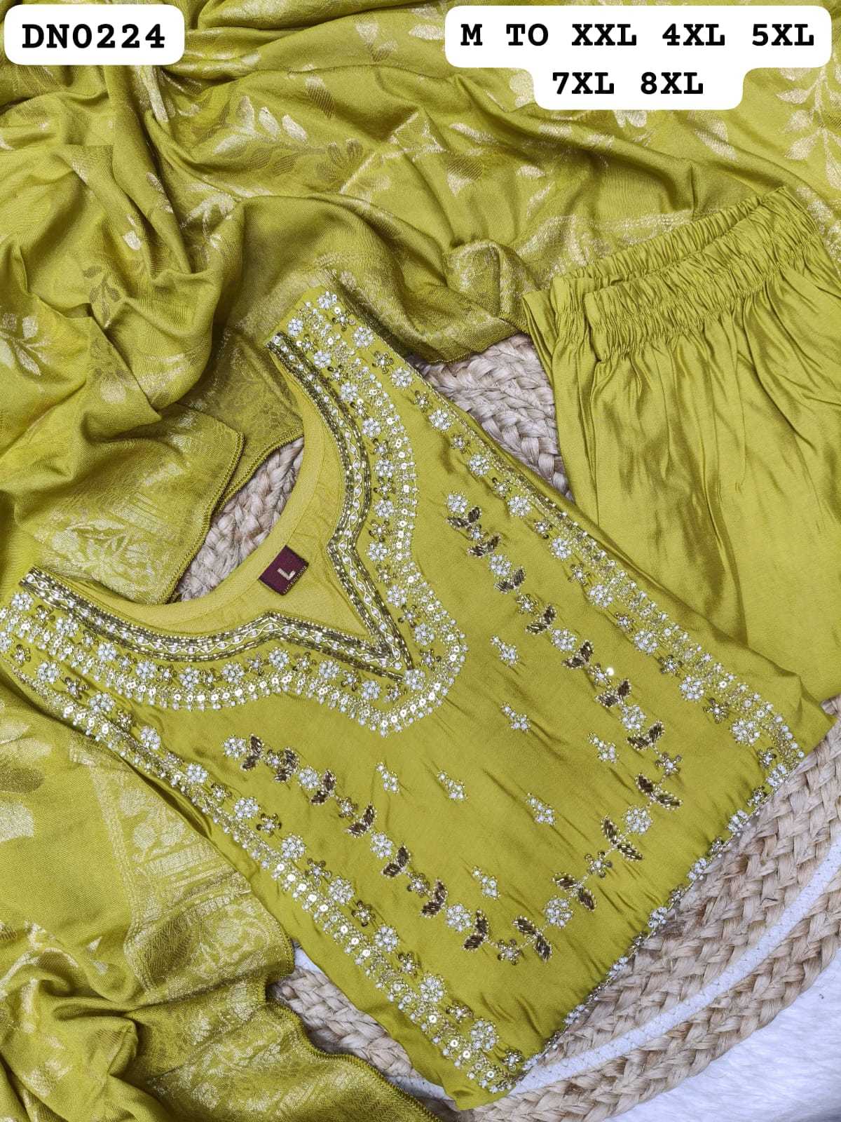 Heavy Roman Silk Party Wear Kurti