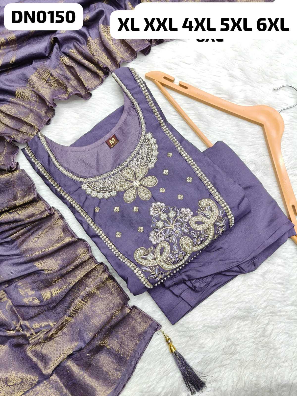 Heavy Roman Silk Designer Kurti