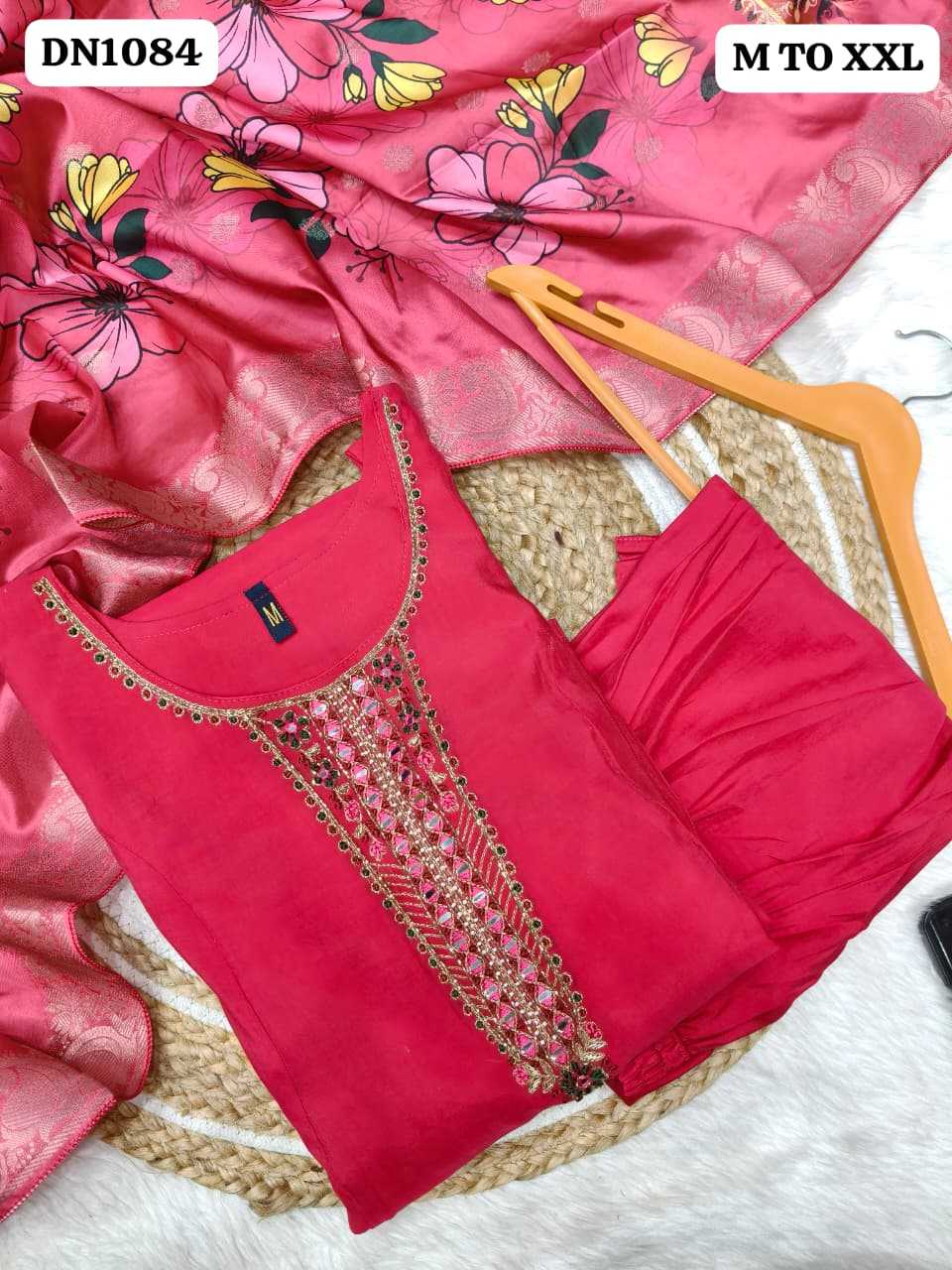 Chanderi Cotton Party Wear Kurti