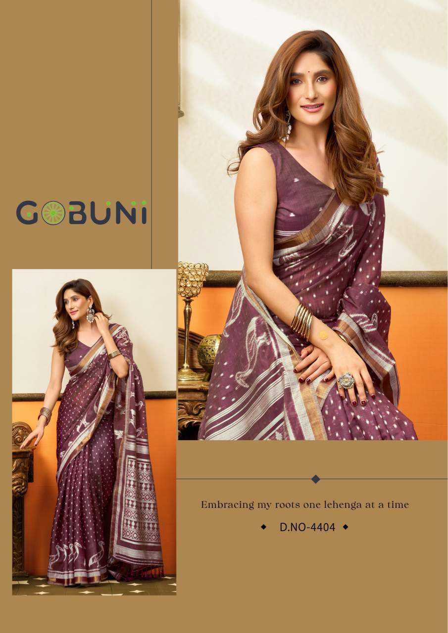 Gobuni Sangeeta Cotton Traditional Saree