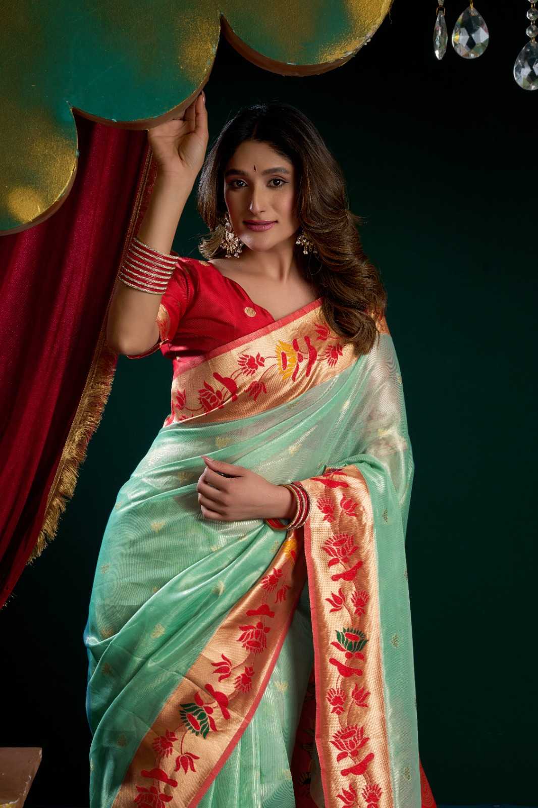 Gobuni Seerat Tissue Designer Saree