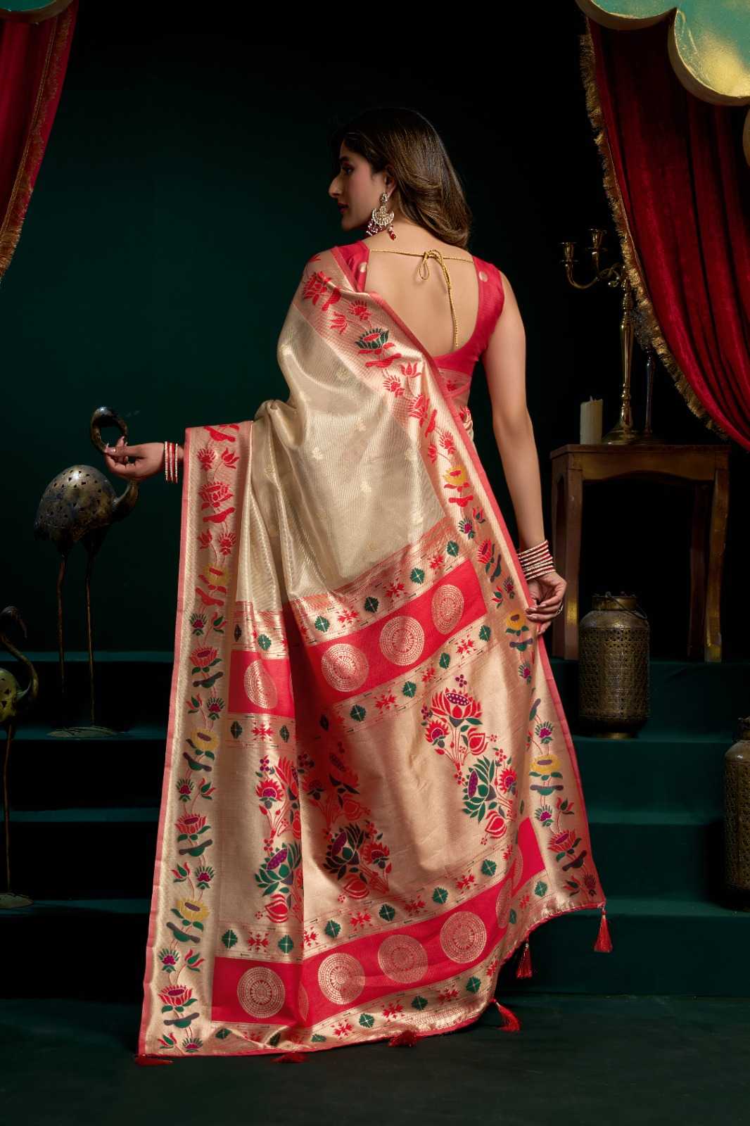 Gobuni Seerat Tissue Designer Saree