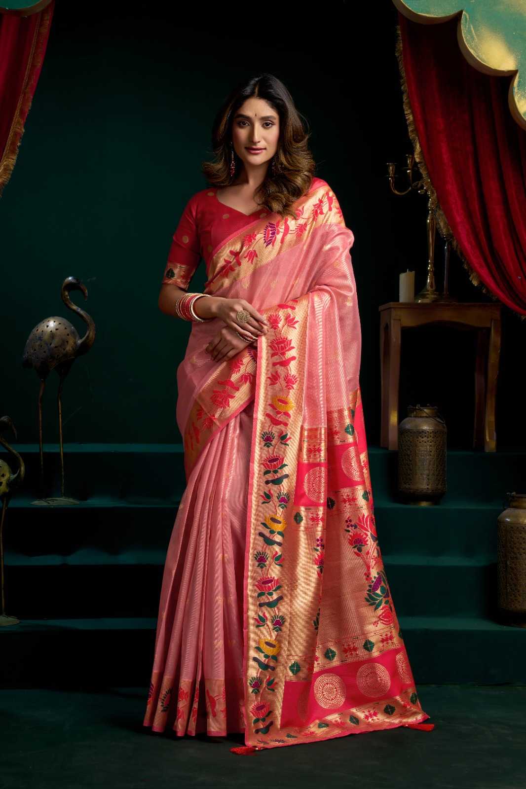 Gobuni Seerat Tissue Designer Saree