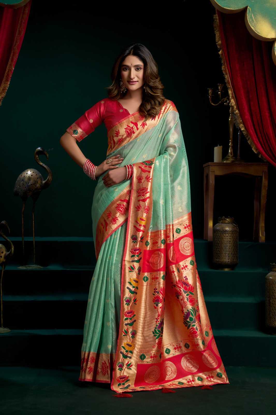 Gobuni Seerat Tissue Designer Saree