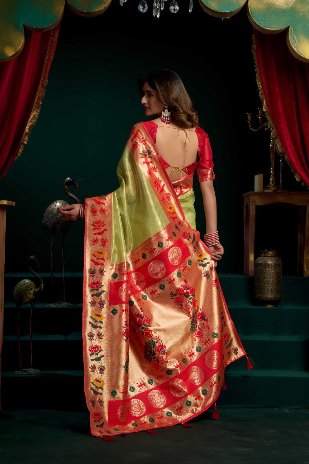 Gobuni Seerat Tissue Designer Saree