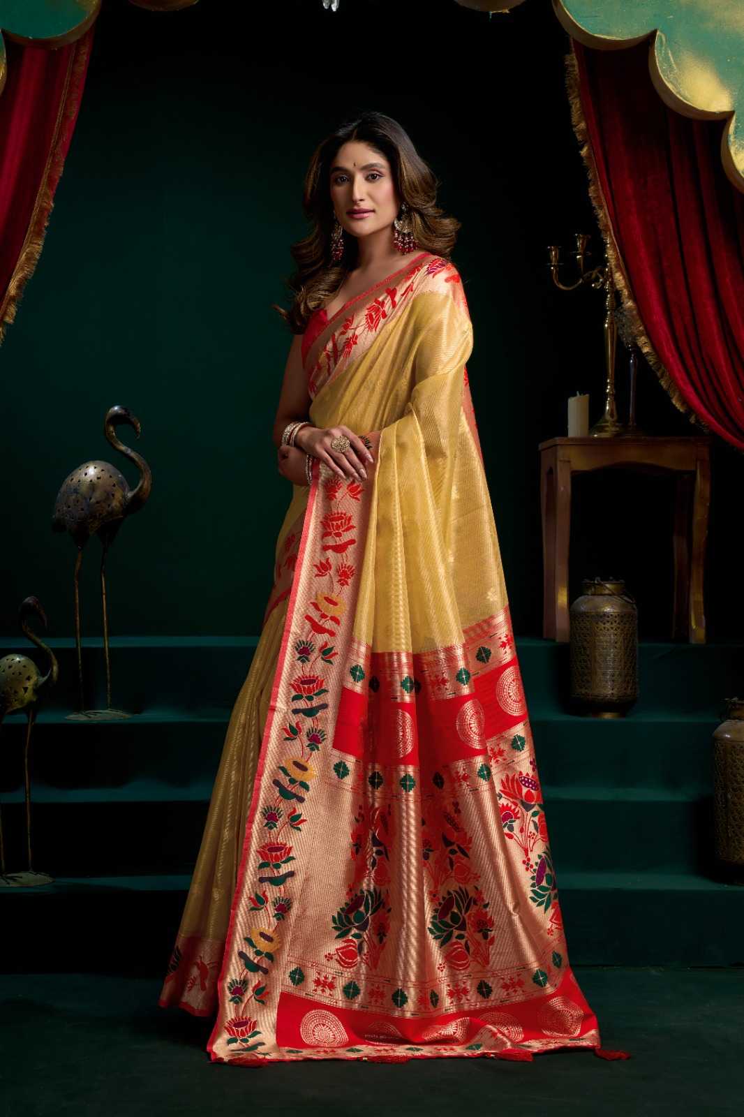 Gobuni Seerat Tissue Designer Saree