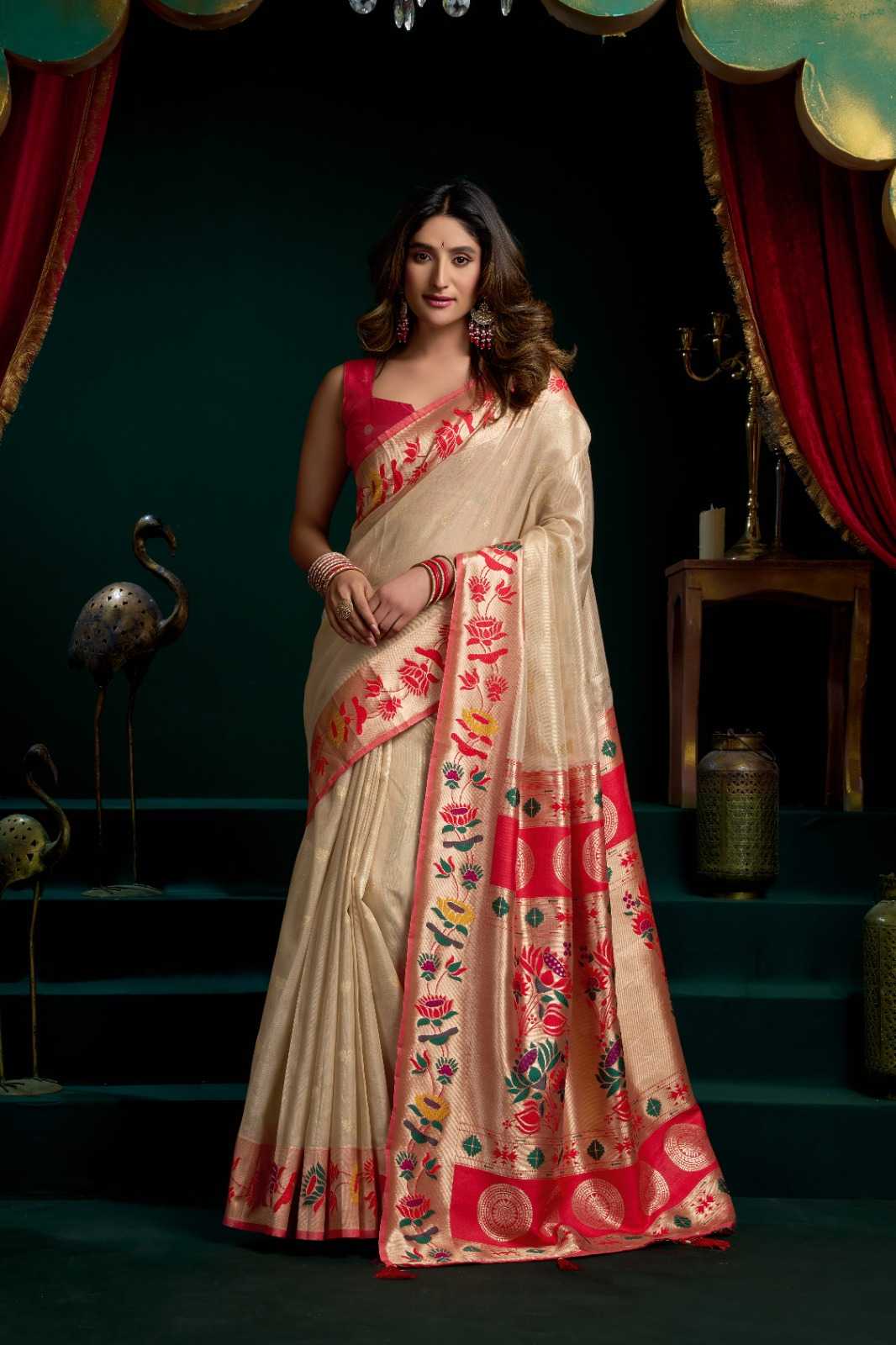 Gobuni Seerat Tissue Designer Saree