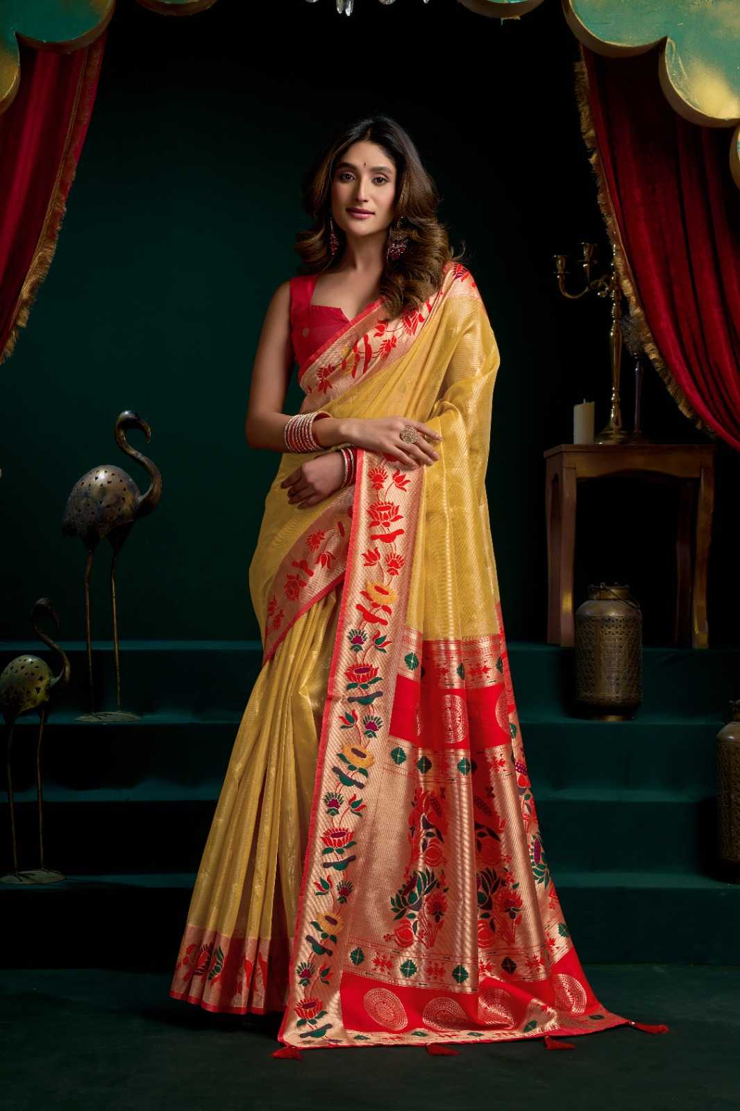Gobuni Seerat Tissue Designer Saree