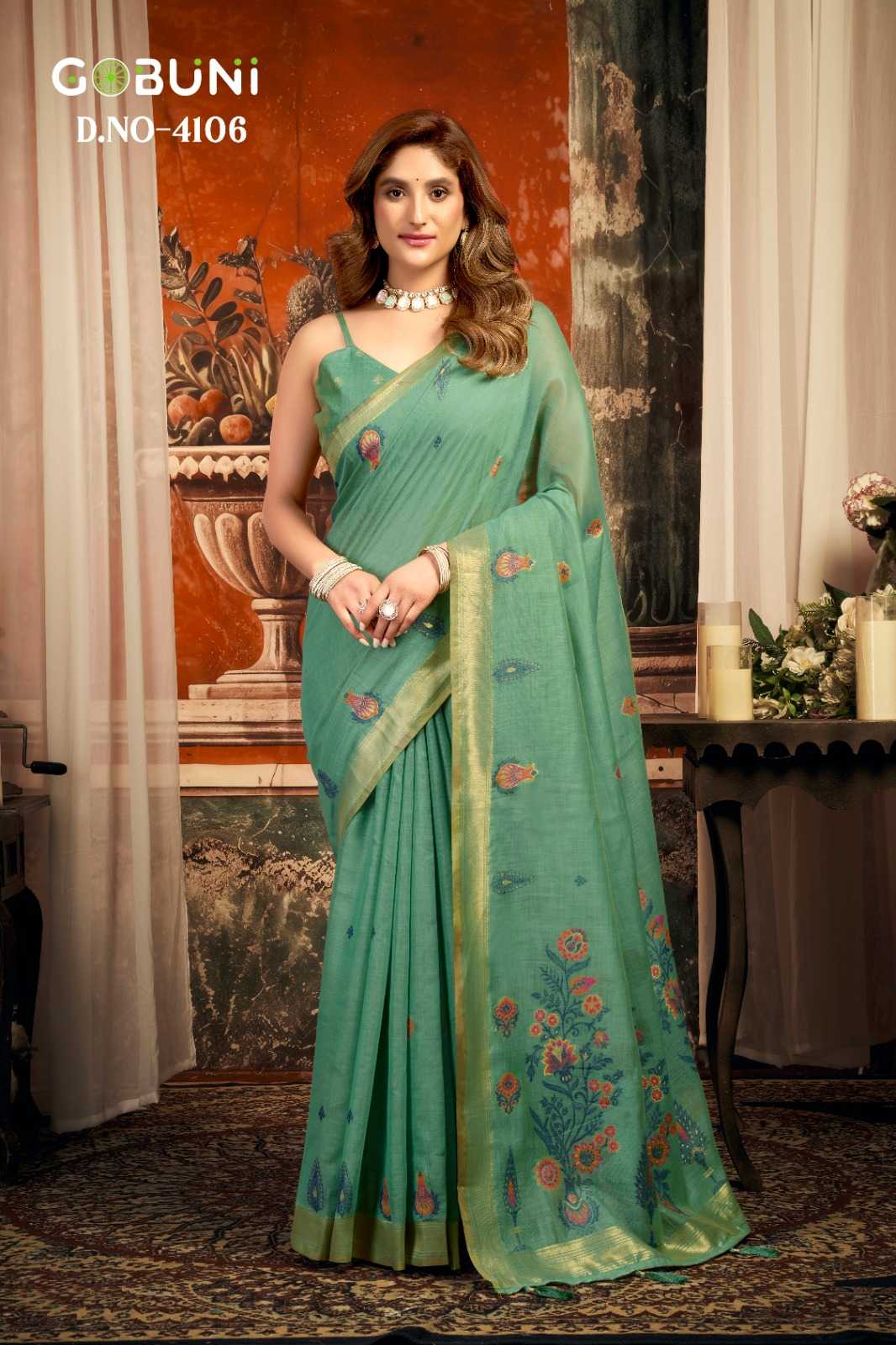 Zari Border Saree