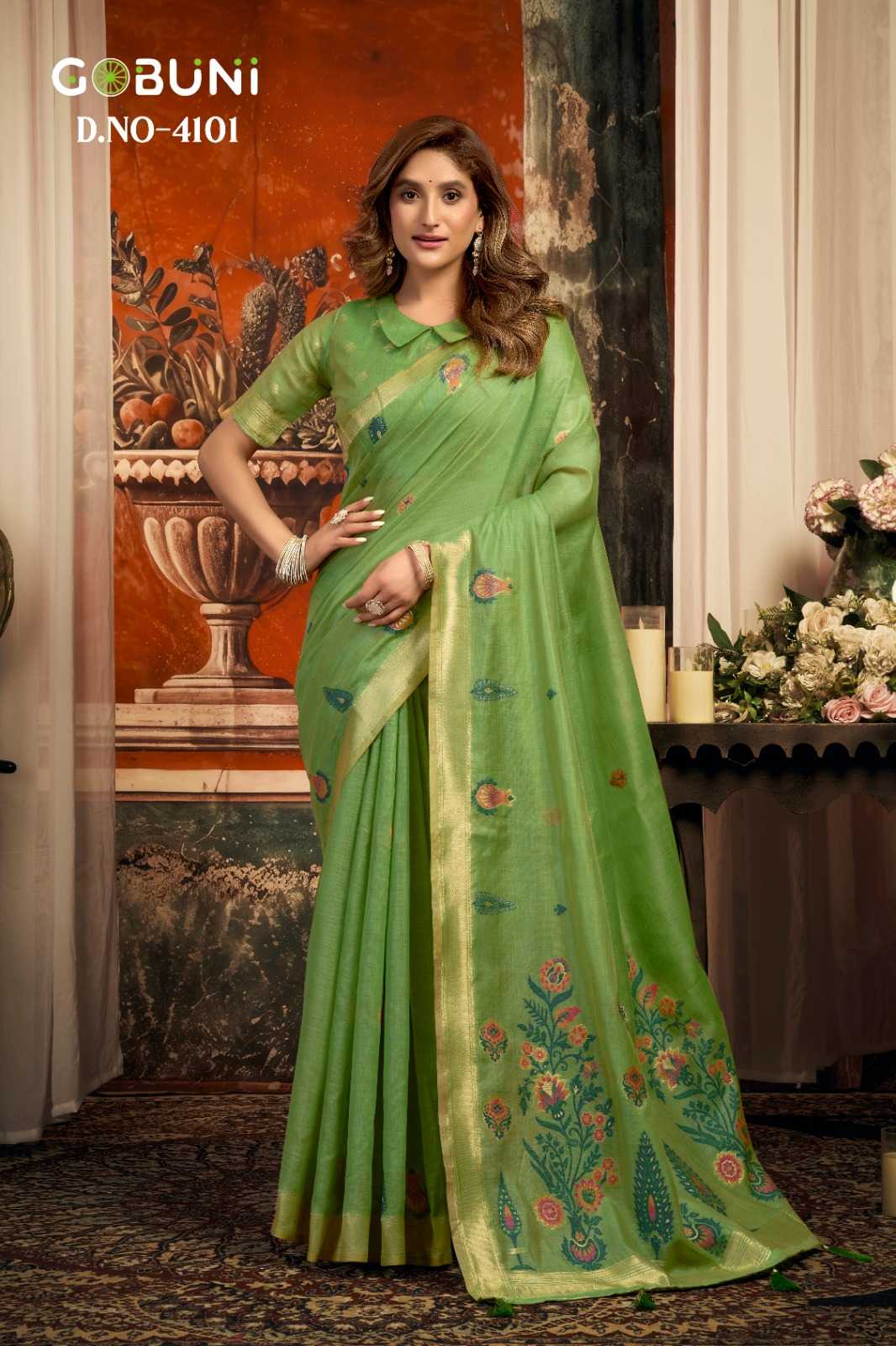 Zari Border Saree