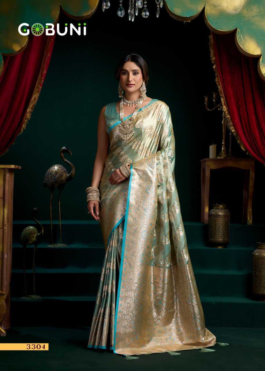 Satin Silk Designer Saree