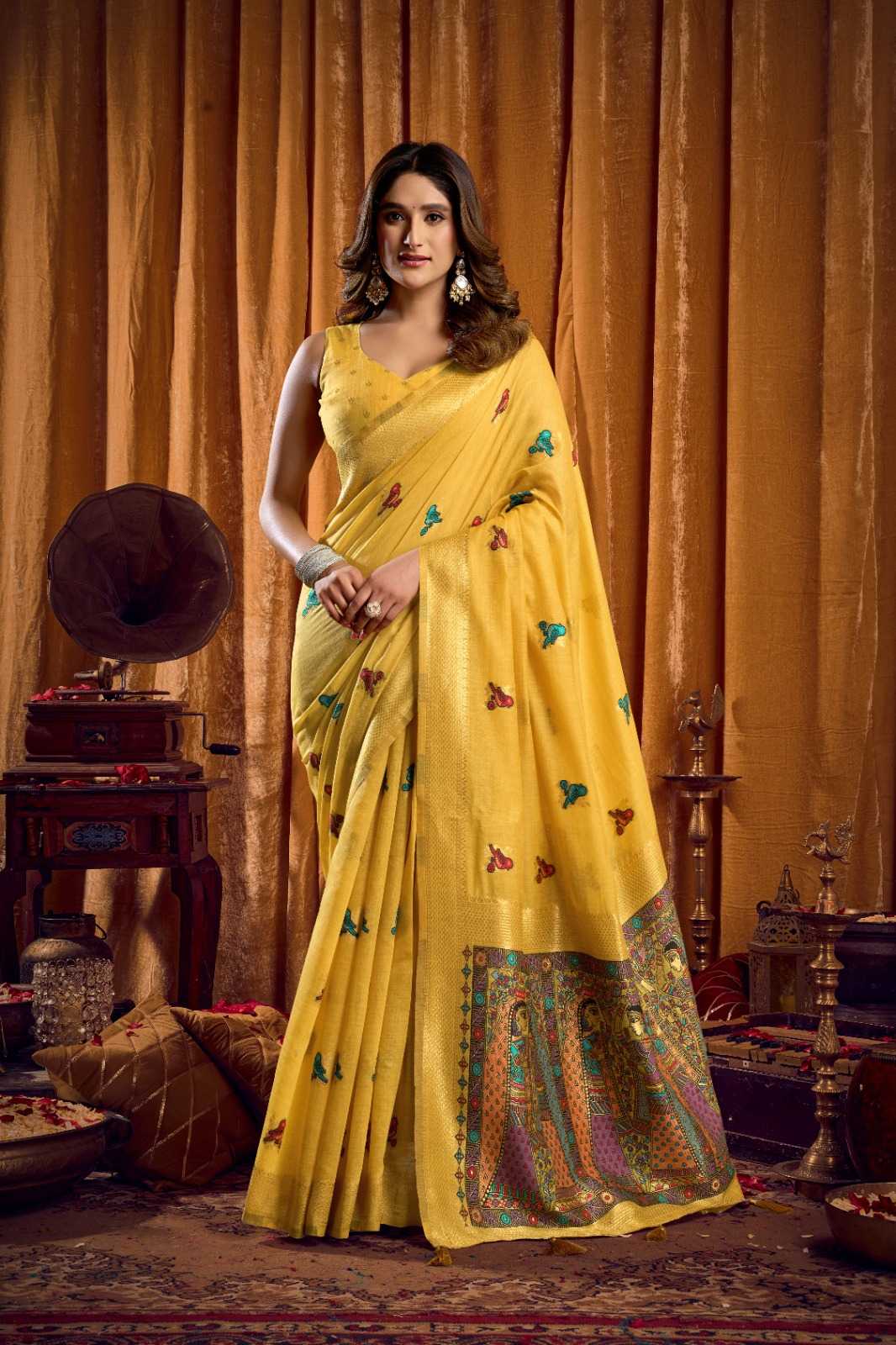Gobuni Shruti Cotton Designer Saree